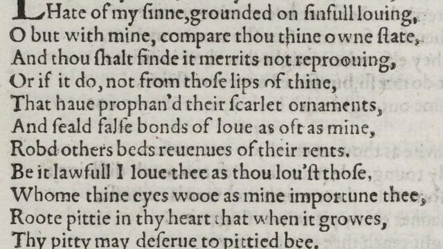 Shakespeare's Sonnet 142 in Early Modern Pronunciation смотреть онлайн