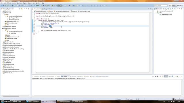 Java Game Development (LibGDX) | Episode 2 - Project structure, Lifecycle and useful shortcuts смотреть онлайн