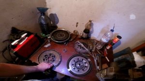 Ремонт двухмассового маховика VW Т4 (часть 1)