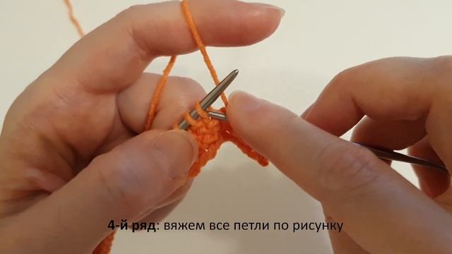 ЗЕРНИСТЫЙ УЗОР СПИЦАМИ. Универсальный узор для шапки, кардигана, свитера, пуловера. смотреть онлайн