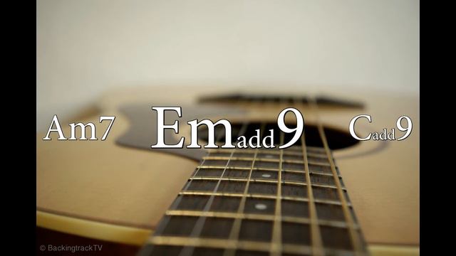 6/8 Pop Ballad Guitar Backing Track in E Minor / G Major смотреть онлайн