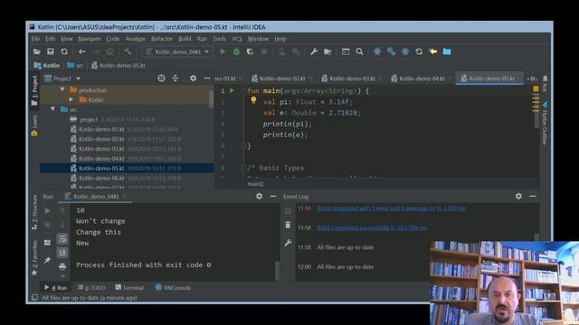 Kotlin Lessons - Kotlin by using JetBrains-IntelliJIDEA Lesson-1 смотреть онлайн
