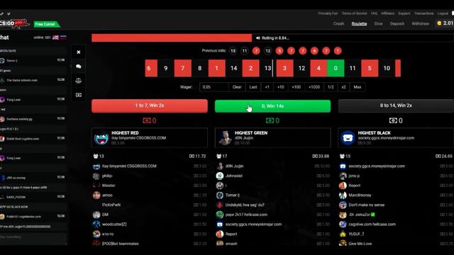 Играем на CSGOROLL. смотреть онлайн