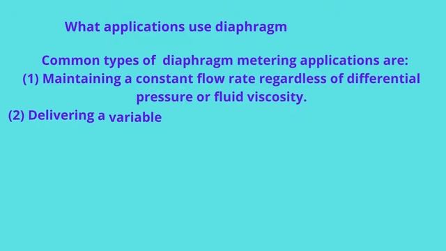DIAPHRAGM METERING PUMP BASICS смотреть онлайн