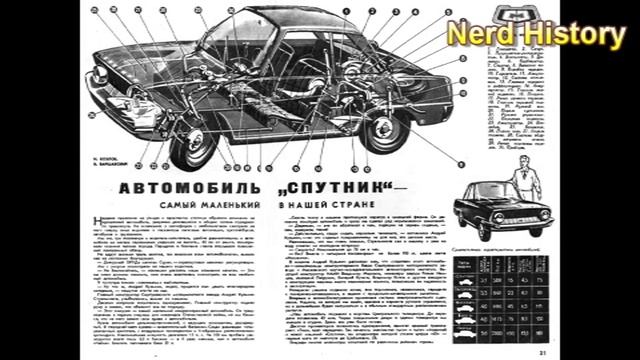 Советский автомобиль НАМИ 086 Спутник смотреть онлайн