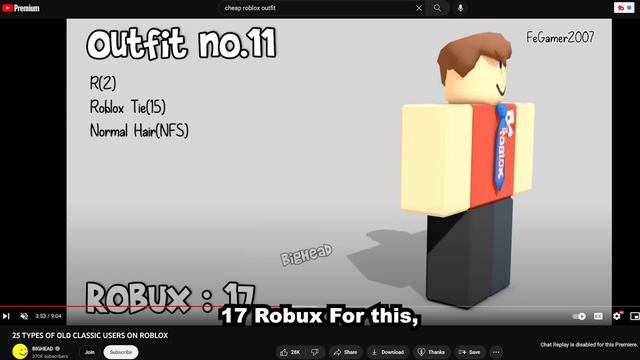 Testing Out FREE Roblox Outfits