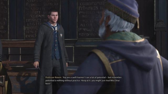 Hogwarts Legacy, Gameplay, Charm & Defense of Dark Art Class, Accio & Levioso Spell смотреть онлайн