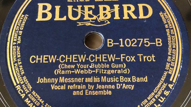 Chew Chew Chew - Johnny Messner and his Music Box Band 1939 смотреть онлайн
