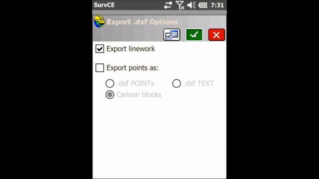 Carlson SurvCE Tutorial: Exporting a DXF file смотреть онлайн