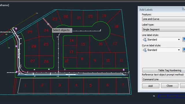 Add Civil 3D distance and bearing labels on all lines and arcs on the same layer with 1 pick смотреть онлайн