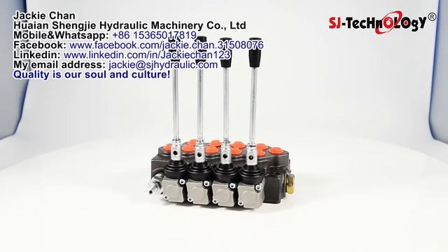 SD5 40LPM flow rate hydraulic monoblock control valves for tractors смотреть онлайн
