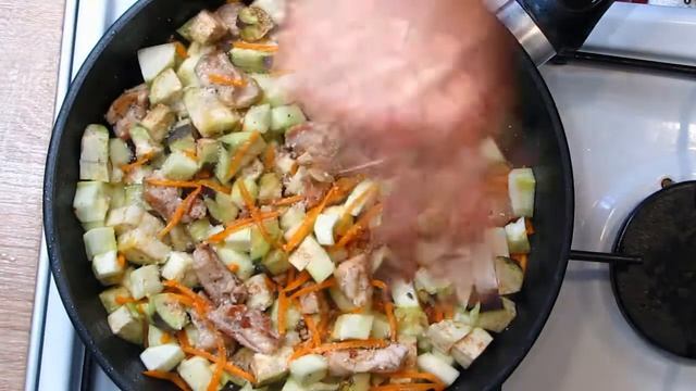 Овощное рагу с мясом. Как приготовить? смотреть онлайн