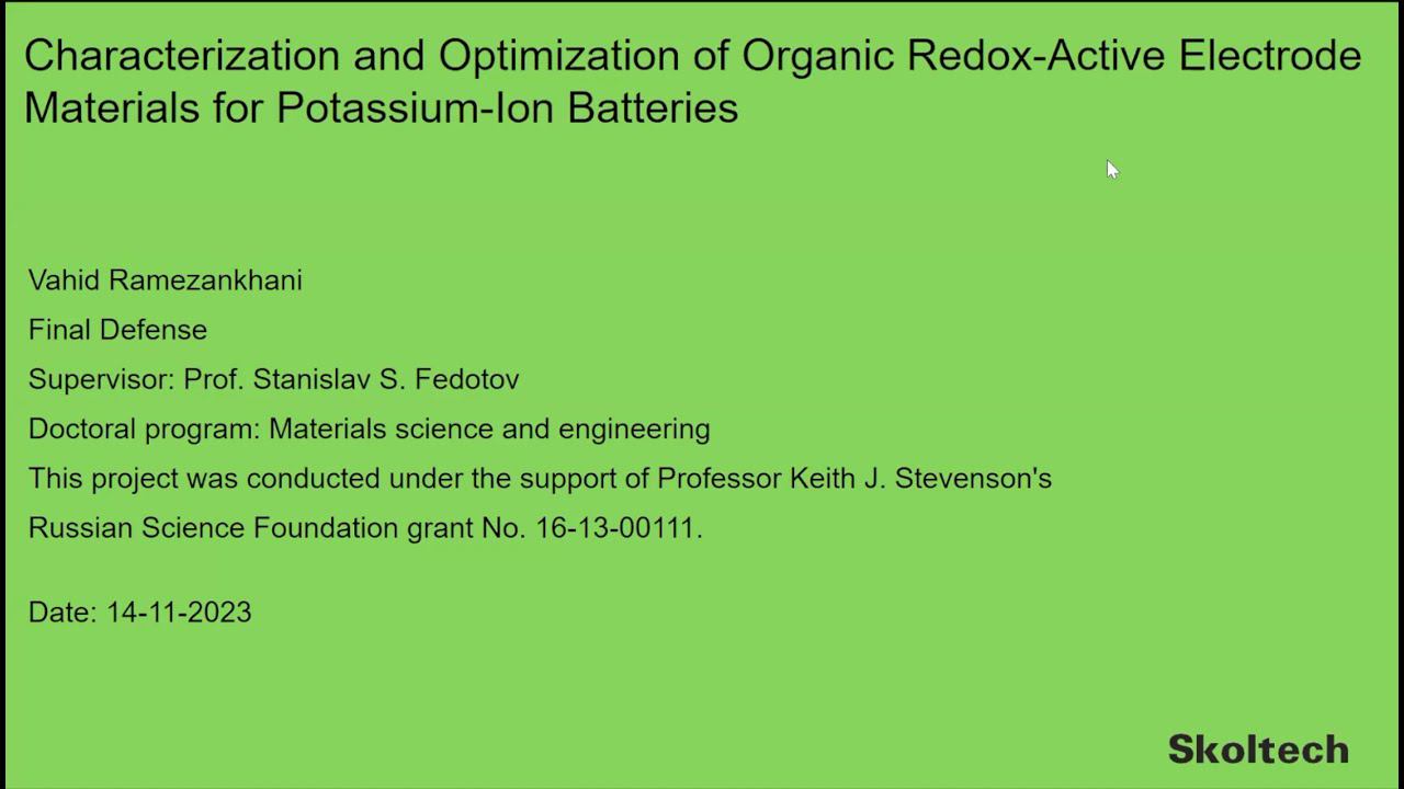 PhD Thesis Defense. Vahid Ramezankhani смотреть онлайн
