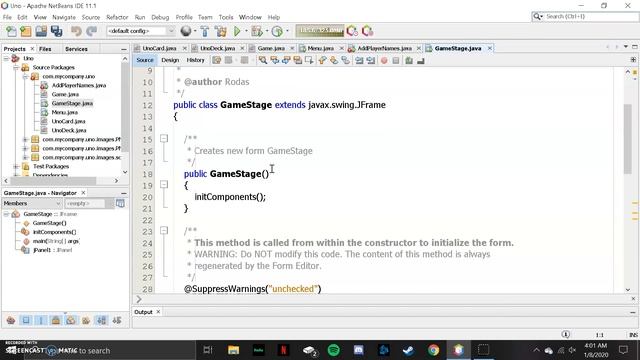 Uno Card Game in Java Part 8 - Game GUI (Code Clique) смотреть онлайн