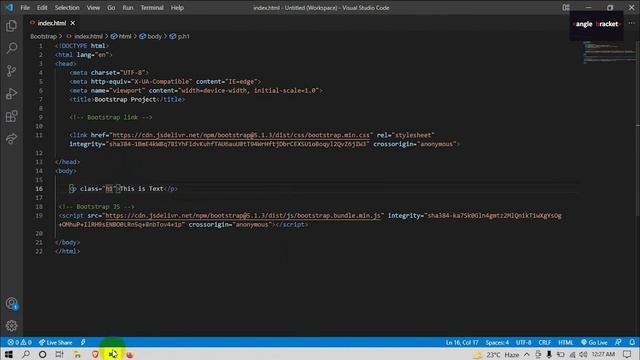 How to install Bootstrap 5 in 2022 | angle bracket смотреть онлайн