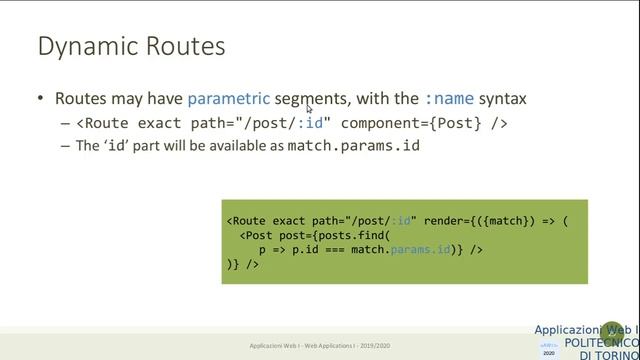AW1-2020-L28: React Router смотреть онлайн