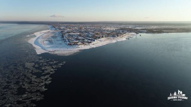 Енисей и Ангара. Слияние двух сибирских рек.