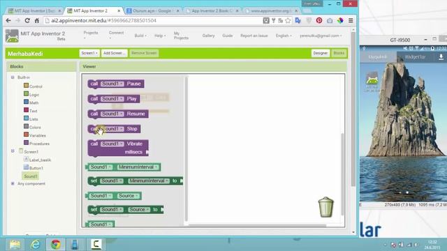 App Inventor 2 Eğitimi 101 - Ders 1: Merhaba Kedi - Bölüm 3