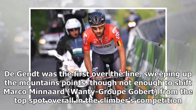 Breaking News | Thomas De Gendt wins Tour de Romandie stage two after 167km break смотреть онлайн