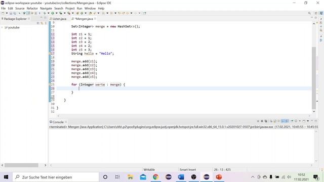 Java Collection Framework Set | Java Tutorial für Fortgeschrittene смотреть онлайн
