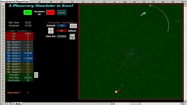 Excel Unusual: Planetary Motion Simulator смотреть онлайн