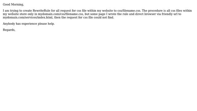 DevOps & SysAdmins: .htaccess rewrite rule for CSS request смотреть онлайн