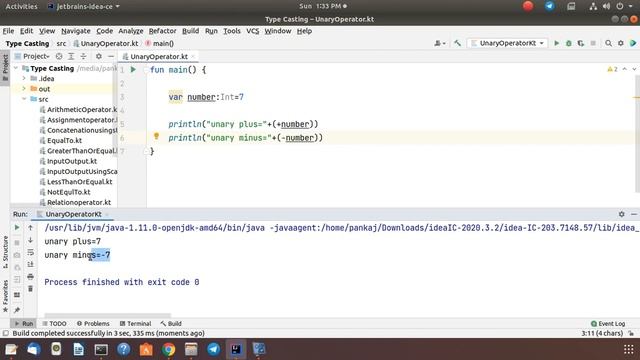 Unary Operator in kotlin смотреть онлайн