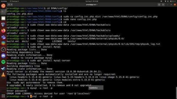 How to Setup DVWA Into Your Linux Distribution [Ubuntu 20.04 LTS]