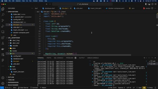URL Shortener with Dart & Postgres смотреть онлайн