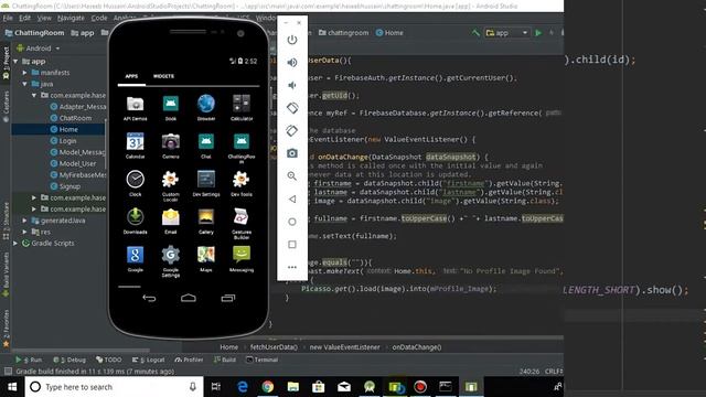 Chatting App Using Firebase (urdu) 2018 | Part 14 | Subscribe user for cloud messaging смотреть онлайн