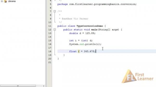 Type Conversion and Type Casting in Java, Tutorial 6 | Learn Java Programming