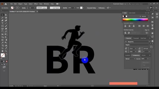 Illustrator Logo Design Tutorial || Logo Design Illustrator CC смотреть онлайн
