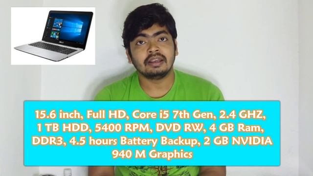 [ Hindi ] Asus R558UQ DM513D Laptop with i5 7th Gen Price and Rating - By TIIH смотреть онлайн