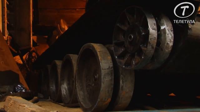 Туляк смастерил танк для своего внука