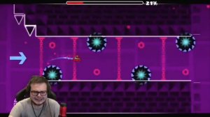 Булкин проходит уровень Electroman Adventures «ТАДАДАДА» :Geometry Dash ;Булкин