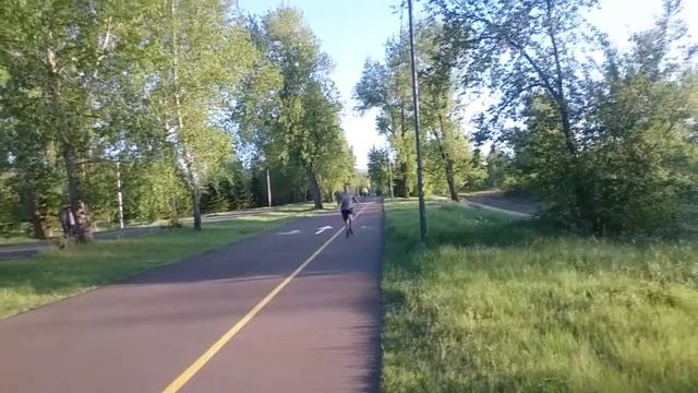 Бег. Остров Татышев. Красноярск. Спринт 100 метров) sprint 100 meters. 120 FPS slow motion смотреть онлайн