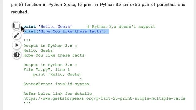 06 Python 2 vs Python 3 смотреть онлайн