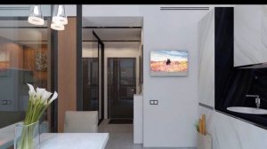 Дизайн небольшой студии 30 кв. м.