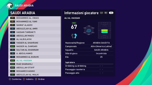 Saudi Arabia #fifa #worldcup2022 #efootball2023 PES 2021 #ps4 #ps5 #pc Patch Option File смотреть онлайн