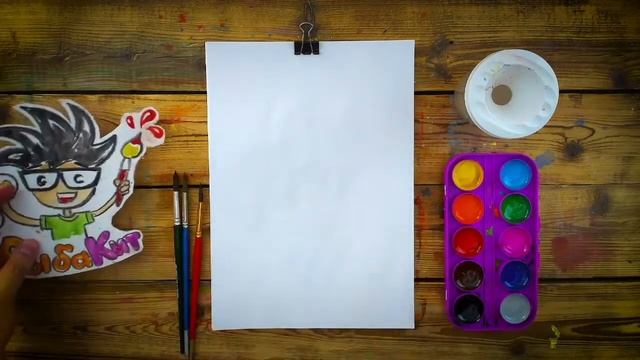 Краски для детей - ЗВЕРИ ? РыбаКит папа рисует смотреть онлайн