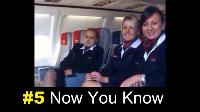 this is why stewardess hide their arms behind their back they hide something! смотреть онлайн
