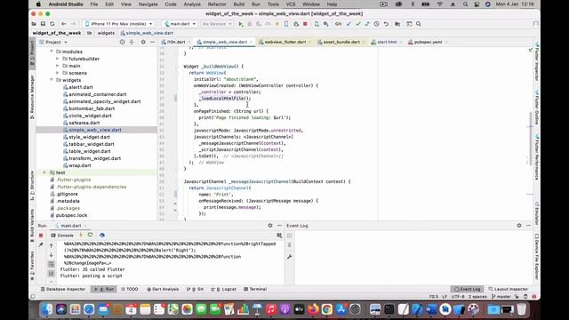 Flutter: Webview and javascript interactions смотреть онлайн