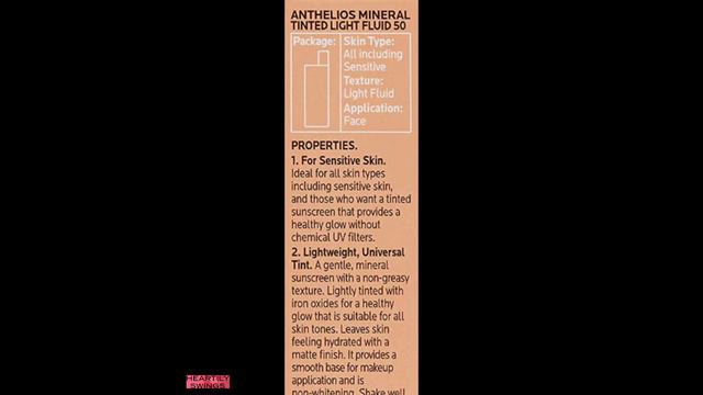 LA ROCHE-POSAY ANTHELIOS MINERAL TINTED SUNSCREEN FOR FACE BROAD SPECTRUM SPF 50 Fragrance Free смотреть онлайн