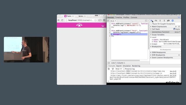 Jake Archibald: Using the service worker смотреть онлайн