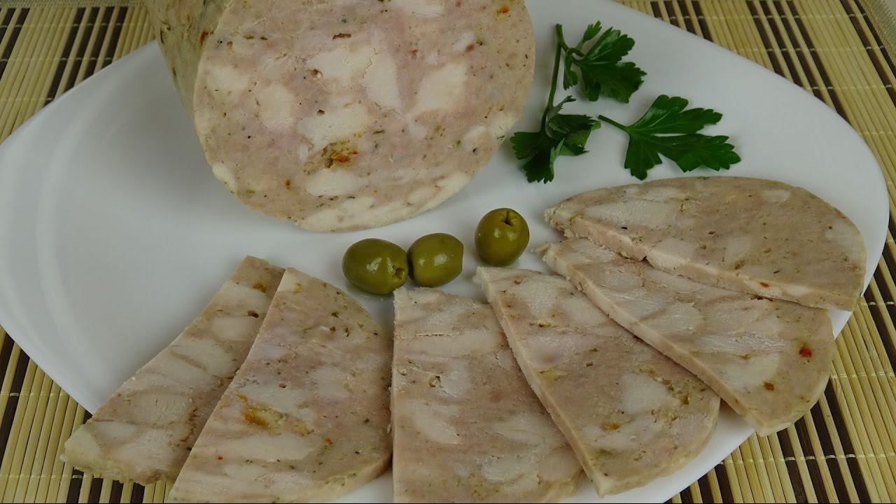 Ветчина куриная домашняя. смотреть онлайн