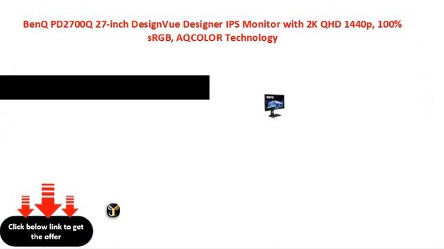 BenQ PD2700Q 27 inch DesignVue Designer IPS Monitor with 2K QHD 1440p, 100% sRGB, AQCOLOR Technolog смотреть онлайн