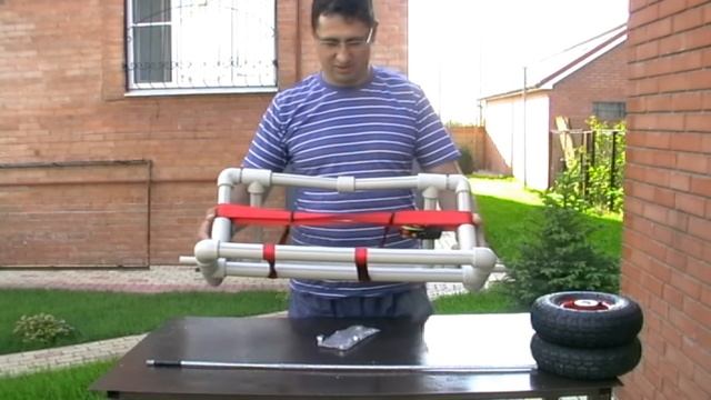 ТЕЛЕЖКА ДЛЯ ЛОДКИ ПВХ СВОИМИ РУКАМИ (WHEELS FOR BOAT) смотреть онлайн