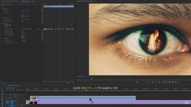 Плавный переход EYE ZOOM в Premiere pro. Smooth EYE ZOOM Transition in Premiere pr. смотреть онлайн