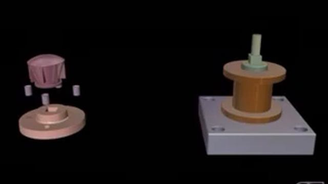 Dril jig Assembly Drawing #Animation #Assembly drawing смотреть онлайн