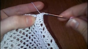 Салфетка крючком - Пасхальная корзина - мастер-класс ( 3 часть до 19 ряда)